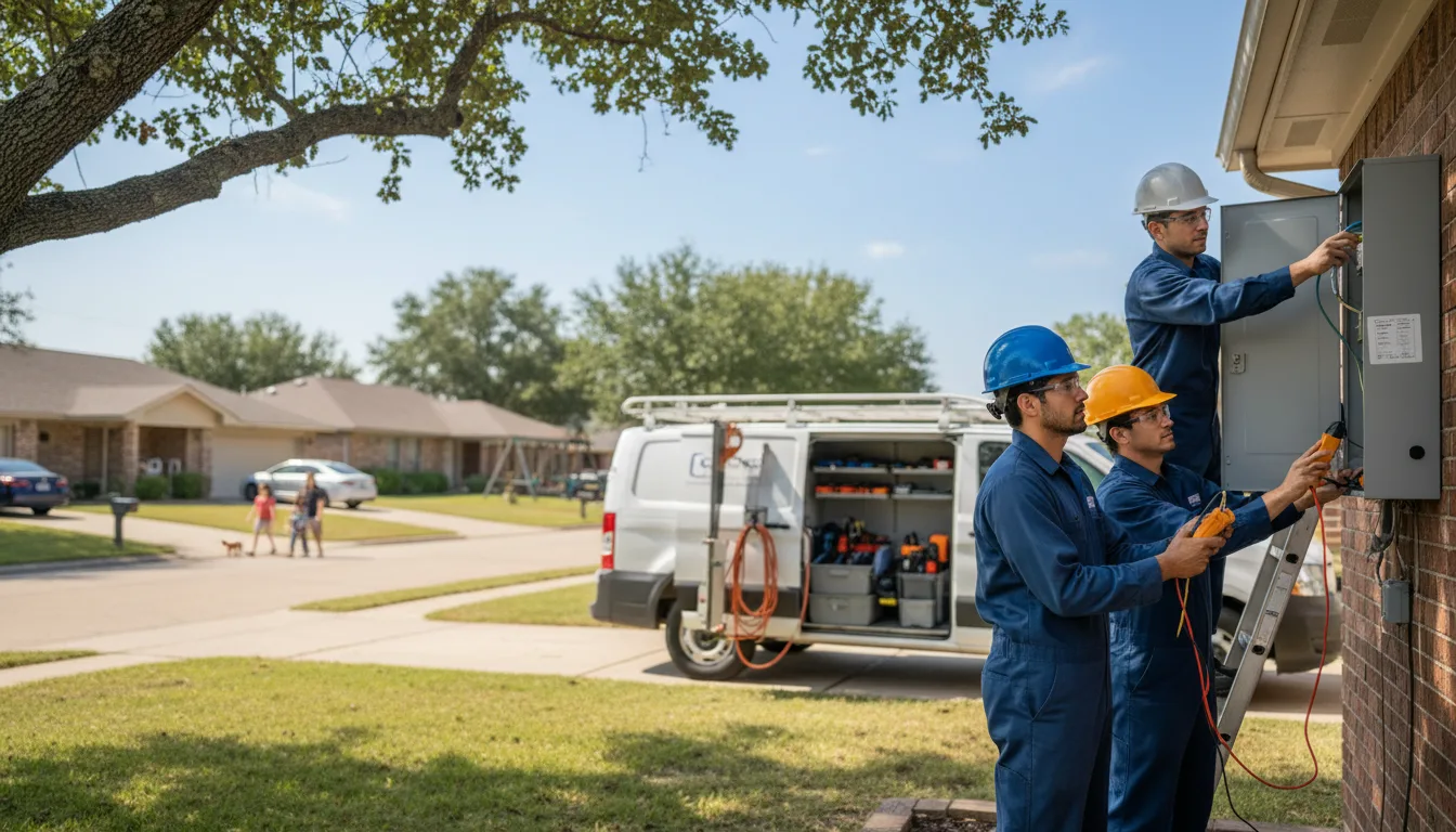 Certified electrician providing emergency electrical services in Youngtown, AZ